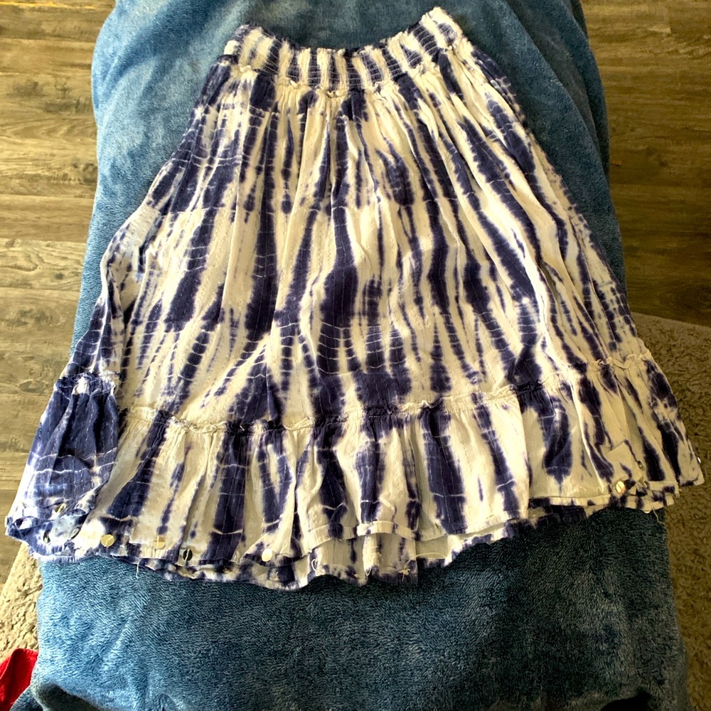 Girls tie dye swing skirt